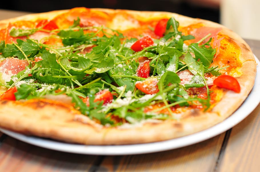 food, plate, healthy, vegetables, cheese, close -up, cooking HD wallpaper