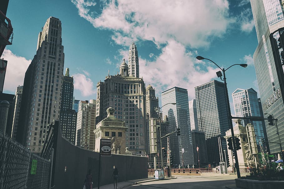 chicago, usa, skyscrapers, america, trump, city, metropolis HD wallpaper