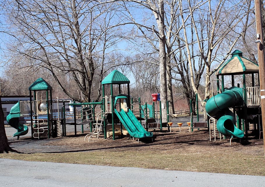 Architecture, Objects, People, Seasons, kids, fun, playground HD wallpaper