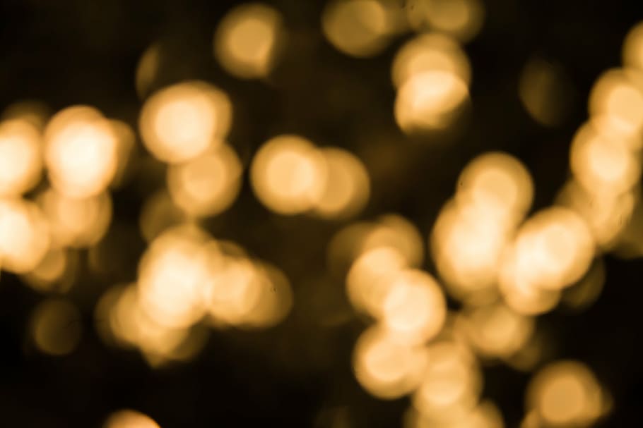 bokeh photography, glow, lights, bright, shine, decoration HD wallpaper