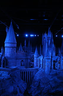 hogwarts, harry, potter, magic, wizards, night, architecture HD wallpaper