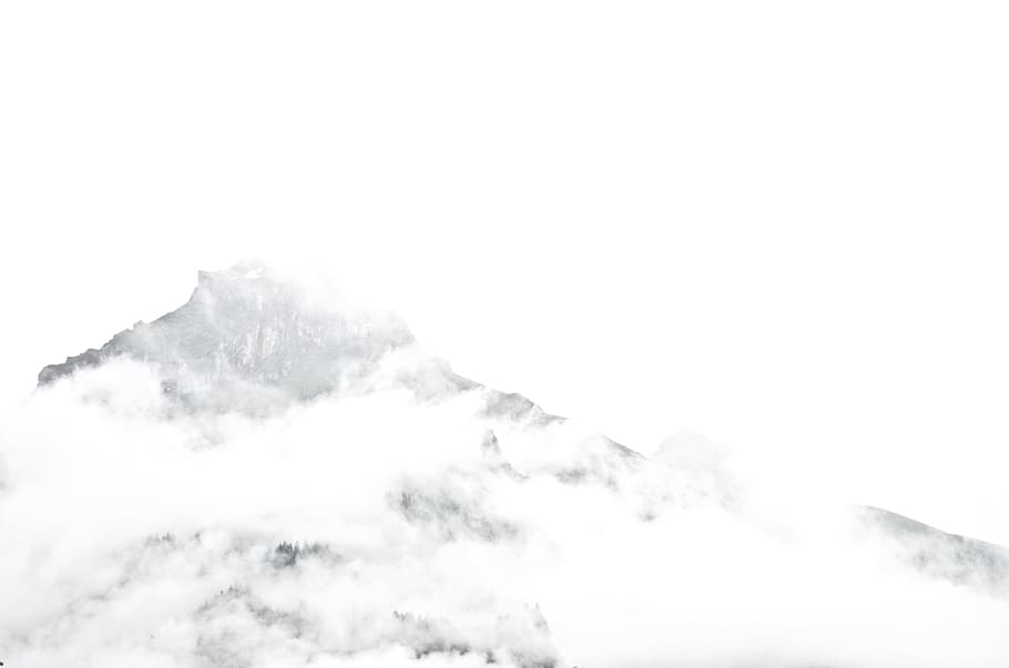 mountain, hill, valley, summit, fogs, cold, beauty in nature HD wallpaper