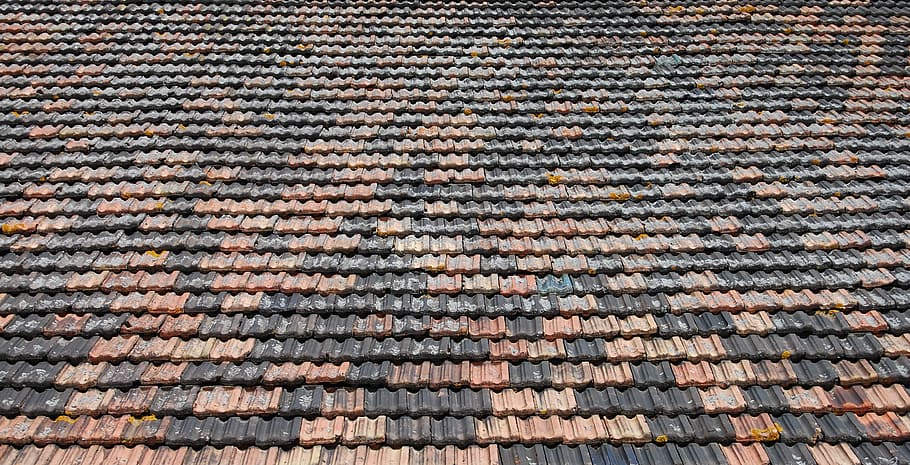 Bricks, Roof, Barn, Building, Old, Craft, background, design HD wallpaper