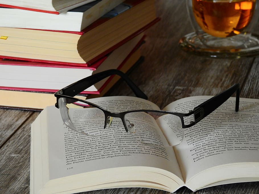 book, read, literature, learn, text, font, page, glasses, tee HD wallpaper