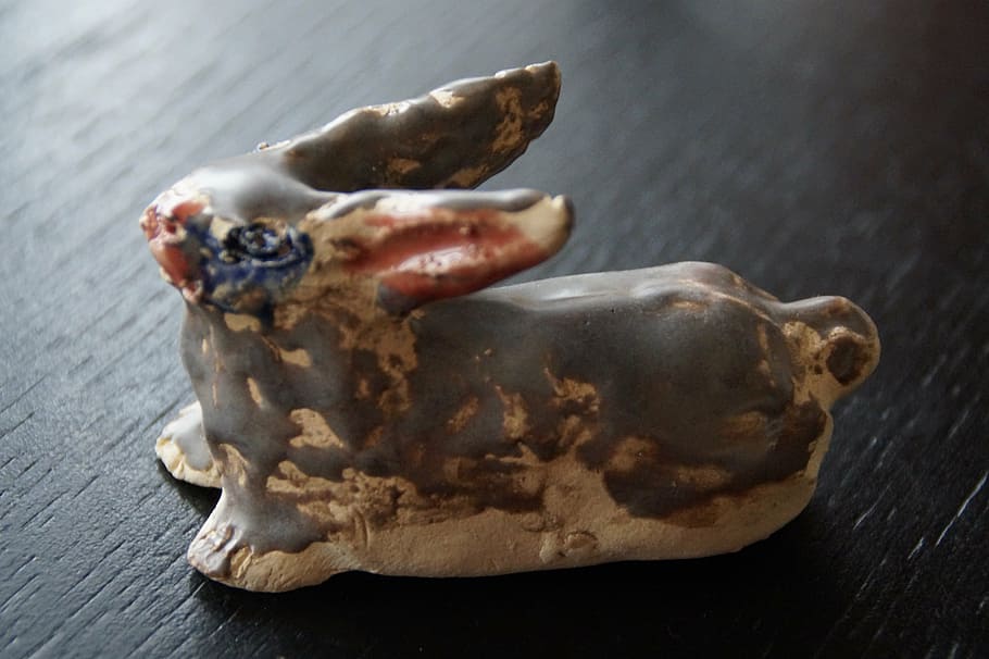 sound, clay figure, hare, easter bunny, school, weel, potters HD wallpaper