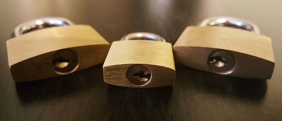 Padlocks, Secure, Security, keyhole, selective focus, wine HD wallpaper