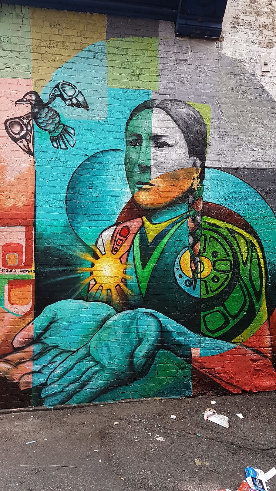 native, hope, bird, art and craft, creativity, graffiti, human representation HD wallpaper