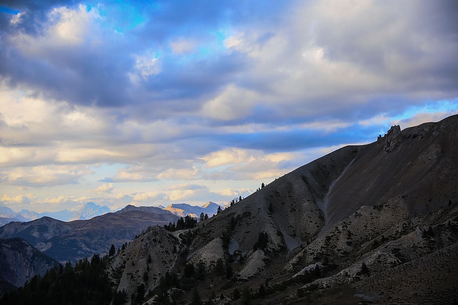 mountains, mountain range, mountain ranges, high mountains HD wallpaper