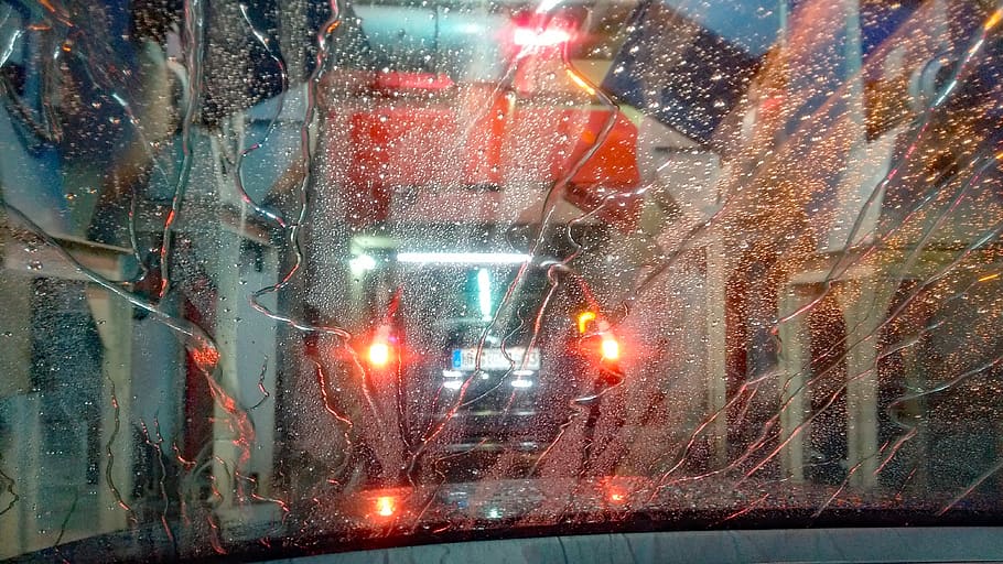 car wash, car light, back light, illuminated, glass - material HD wallpaper
