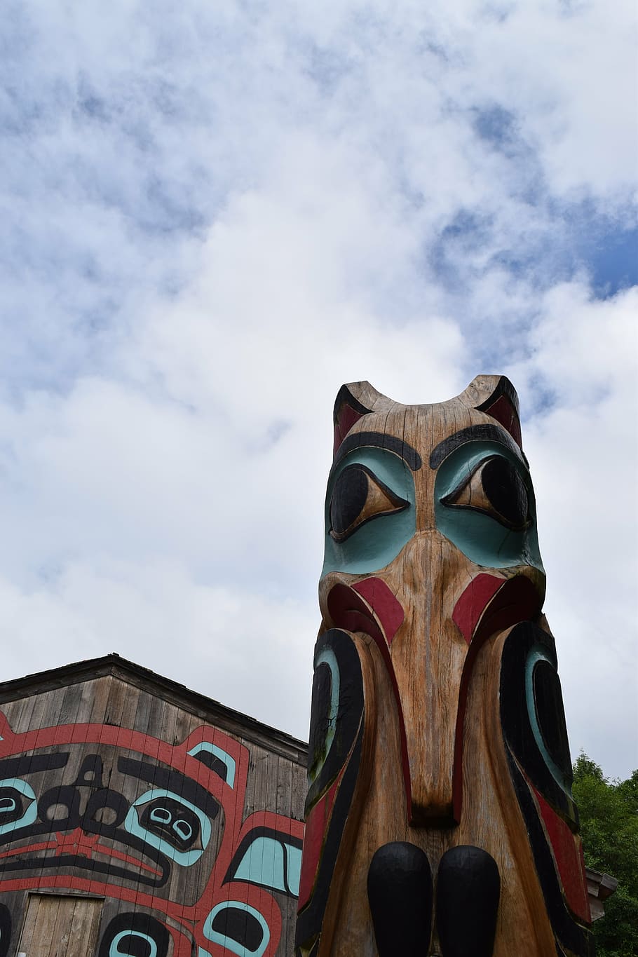 totem pole, raven, native, wood, indian, culture, tourism, tradition, HD wallpaper