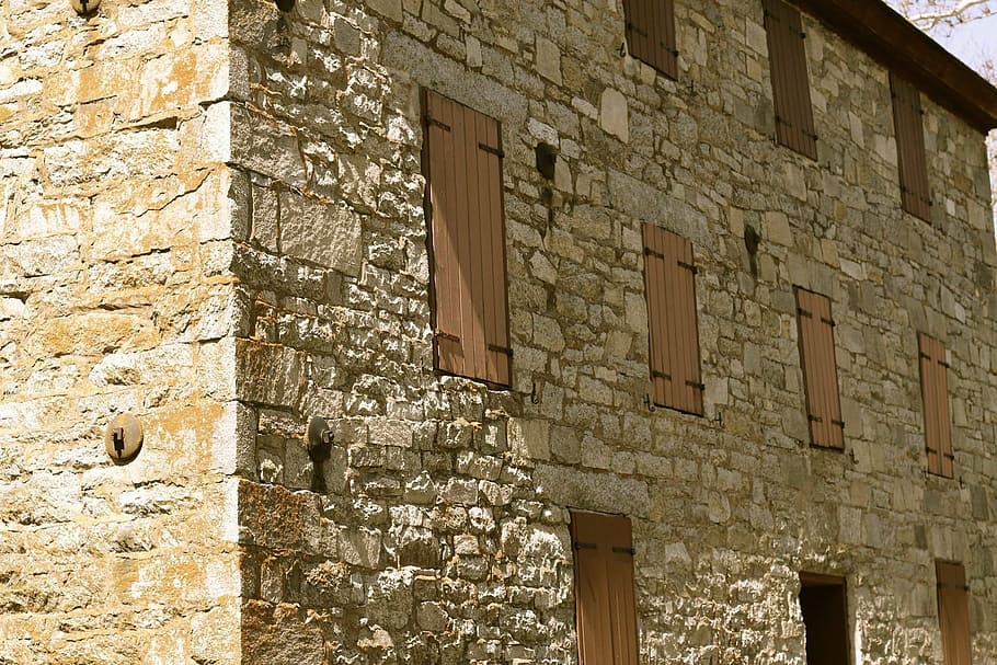 mill, building, old, historic, architecture, factory, brick HD wallpaper