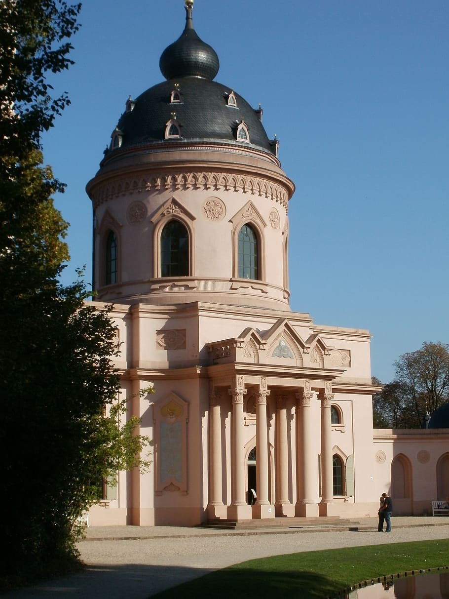 mosque, schwetzingen, facade, germany, worship, religious, building HD wallpaper