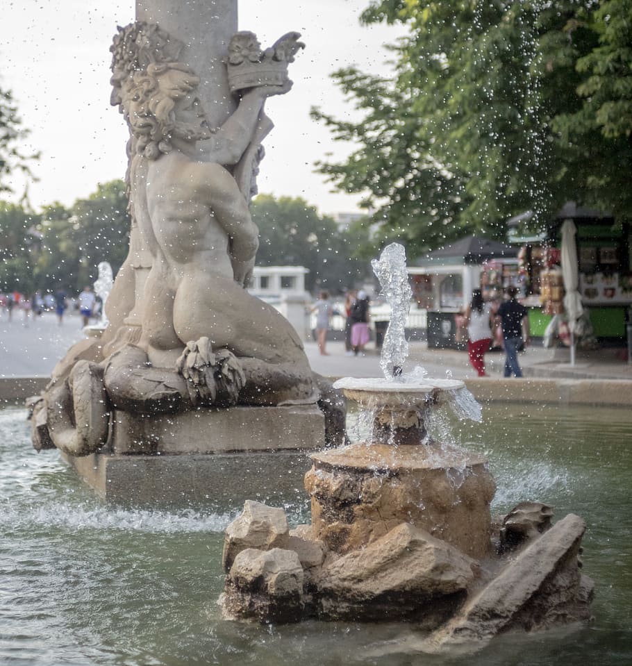Source, Water, Gardens, Cano, water dancer, jets, monument HD wallpaper