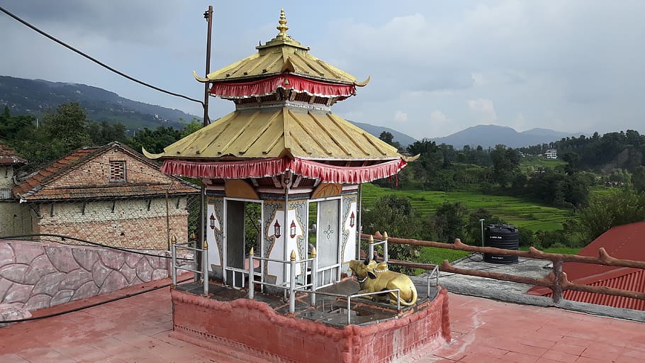 mahadev, temple, bhaktapur, nepal, architecture, built structure