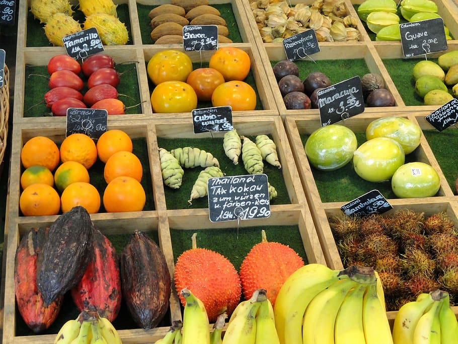 fruit, market, farmers, fresh, vegetable, ripe, various, grocery, HD wallpaper