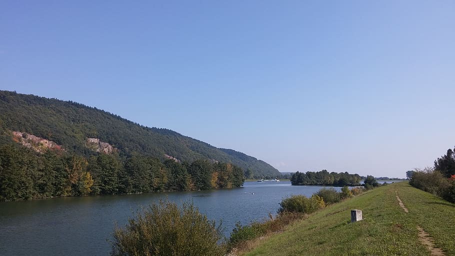 danube, river, sky, nature, water, bavaria, scenics - nature HD wallpaper