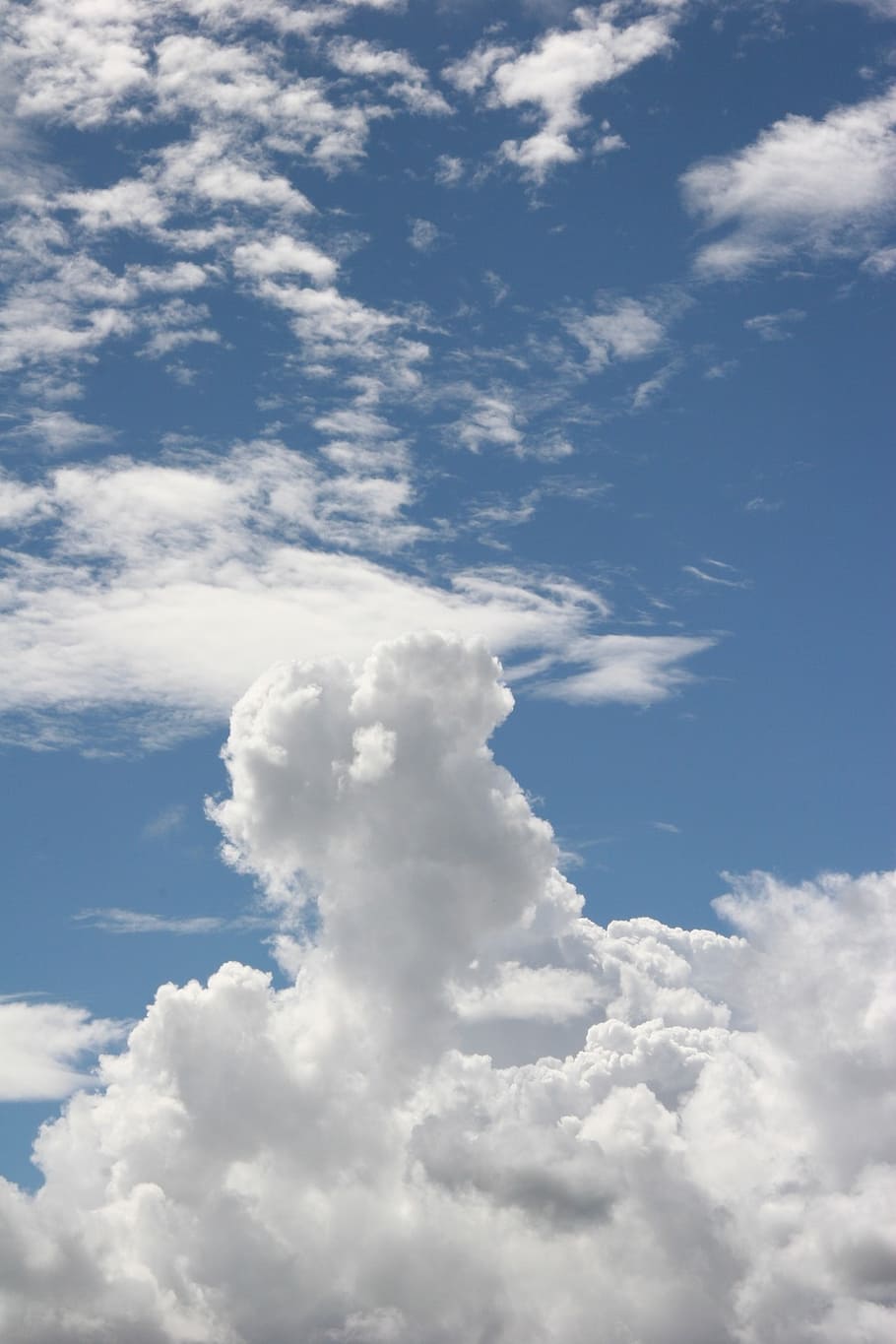 skies, clouds, martinique, nature, blue, weather, air, day HD wallpaper