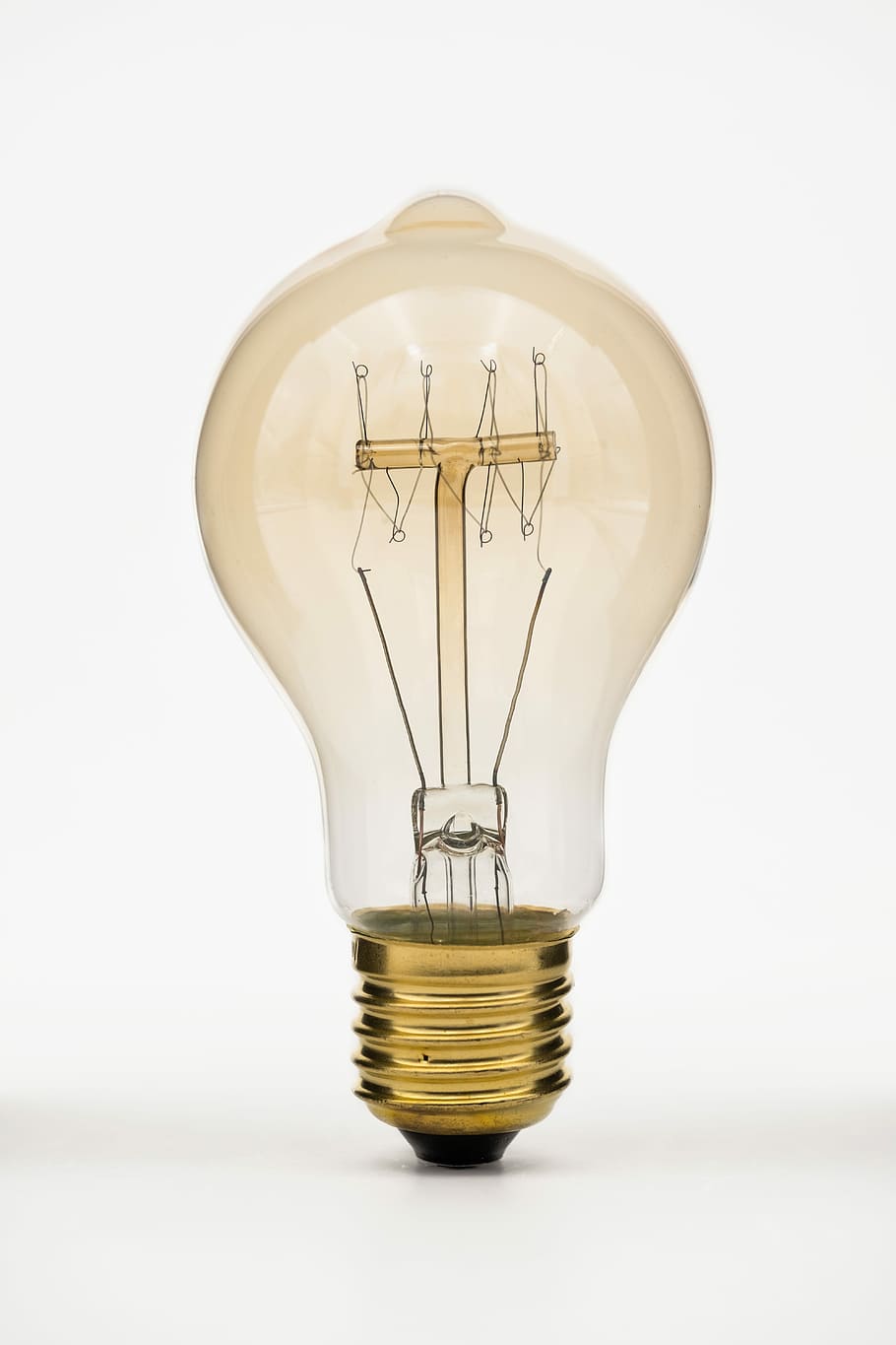 Edison bulb, bulbs, light bulb, lamp, tungsten, glow wire, disappearing, HD wallpaper
