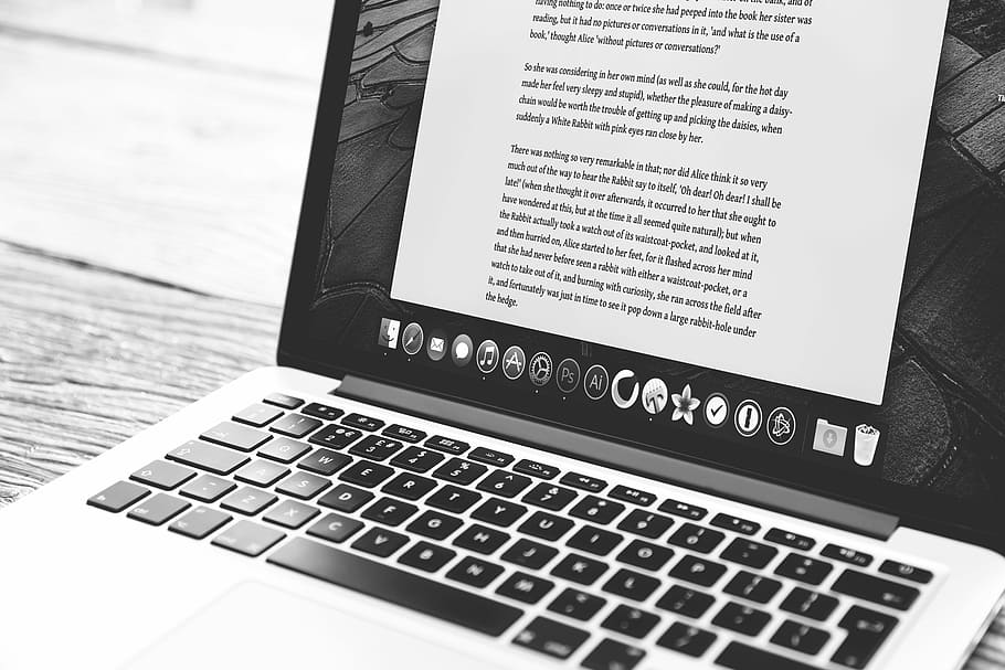 13-inch MacBook Pro, gray and black laptop computer, keyboard HD wallpaper