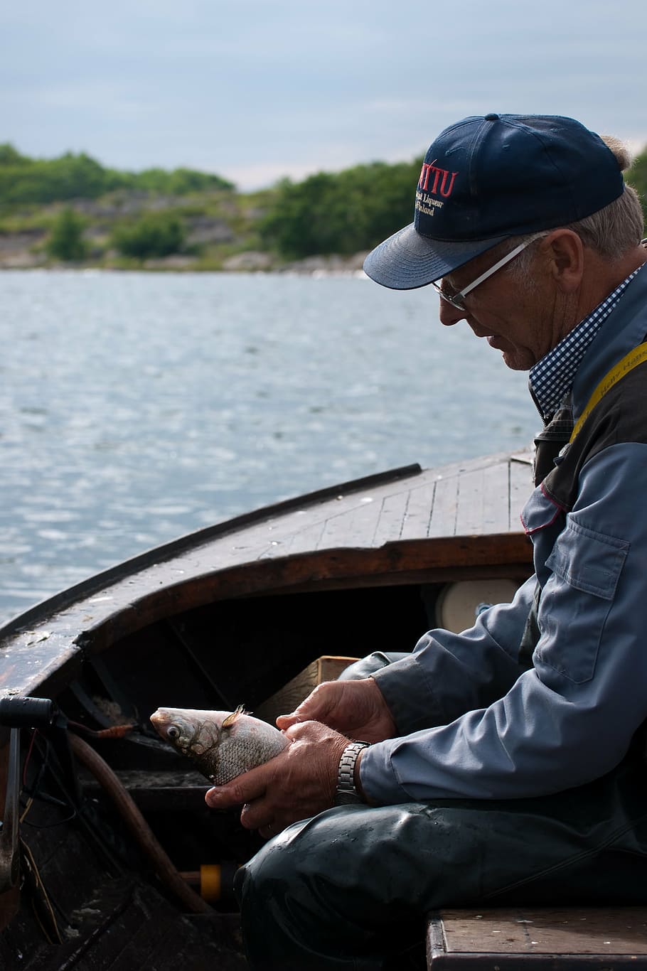 fishing, net, åland, water, catch, sea, fishing net, summer HD wallpaper