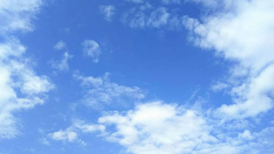 Sky, Blue Sky, Cloud, Beautiful, summer, refreshing, natural HD wallpaper
