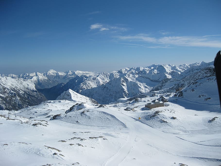 alps, mountains, snow, winter, cold temperature, sky, scenics - nature HD wallpaper