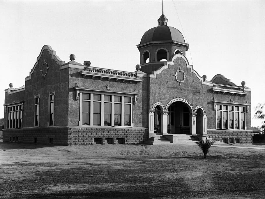 Anaheim High School around 1900, california, education, photos, HD wallpaper