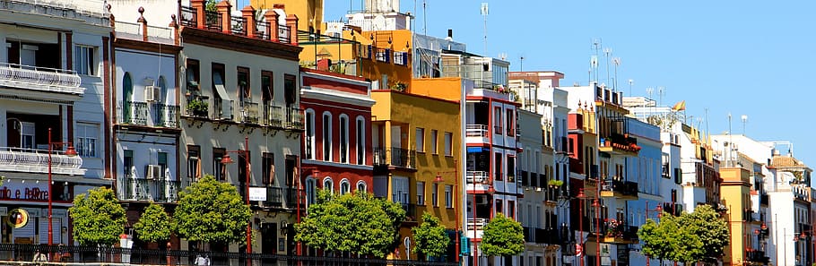 Scenery, Architecture, Colour, Cityscape, building, urban, spain HD wallpaper