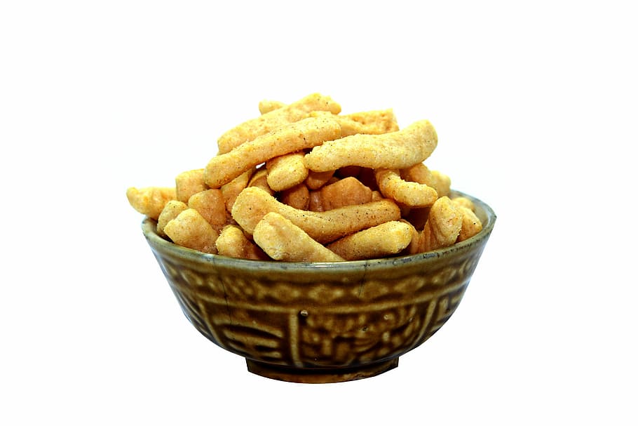 chip, crisp, pack, snack, bowl, tureen, isolated, heap, pepper HD wallpaper