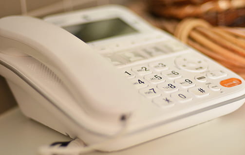white IP telephone, communications, call, dial, line, business HD wallpaper