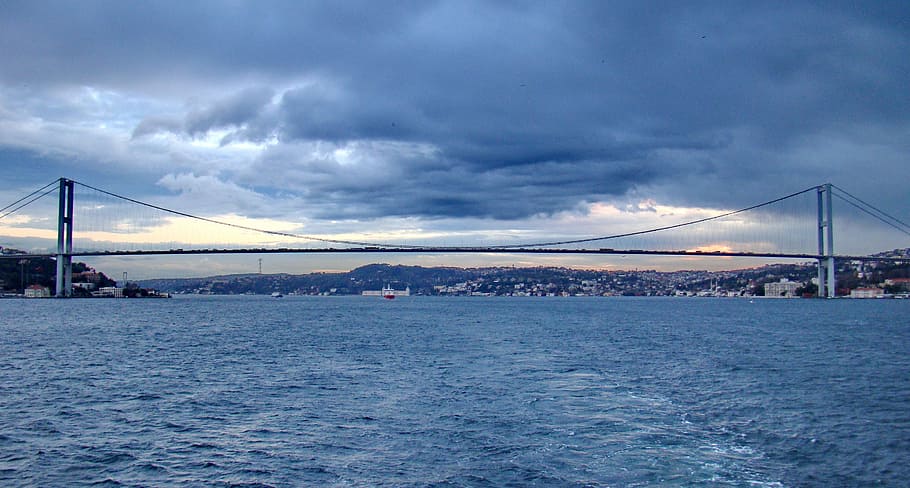 HD wallpaper: Turkey, Bosphorus, Strait, Istanbul, bridge, channel, ship |  Wallpaper Flare
