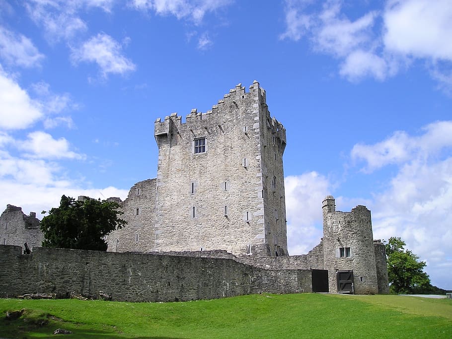 killarney, ross castle, relic, built structure, architecture HD wallpaper