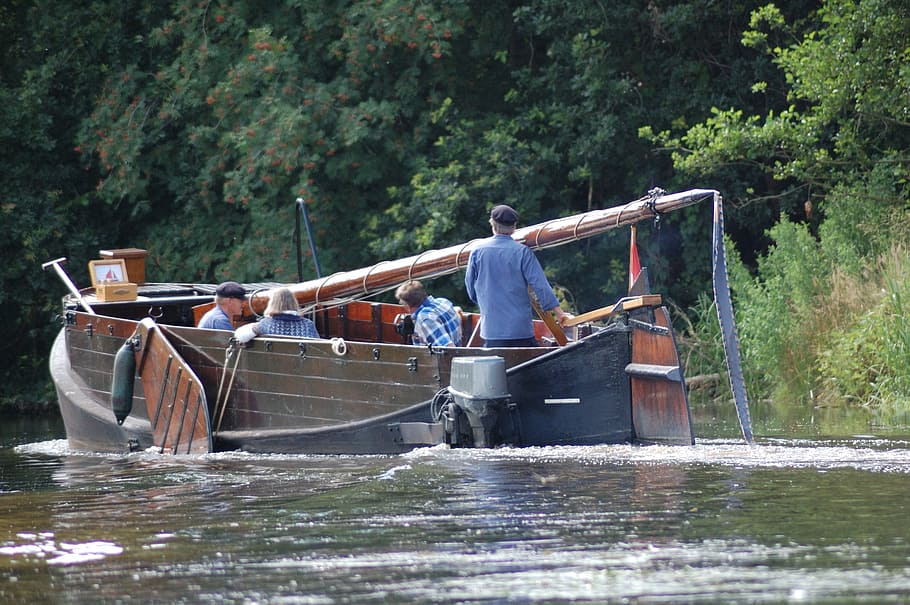 boat, water, boating, ship, boats, holiday, river, flow, regge HD wallpaper