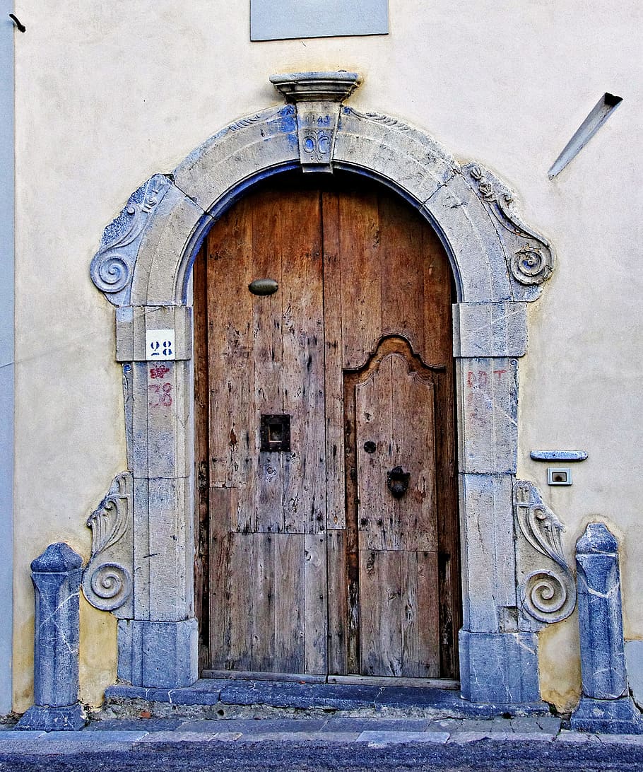 door, time, closed, end, old, casa antica, wall, scalea, calabria HD wallpaper