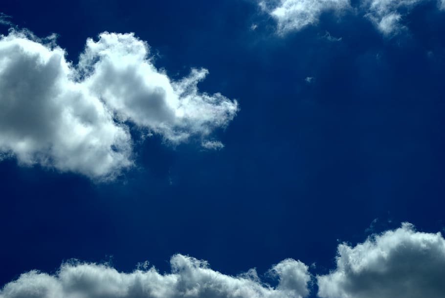 Blue, Sky, Clouds, Earth, Far Away, the background, cloud - sky