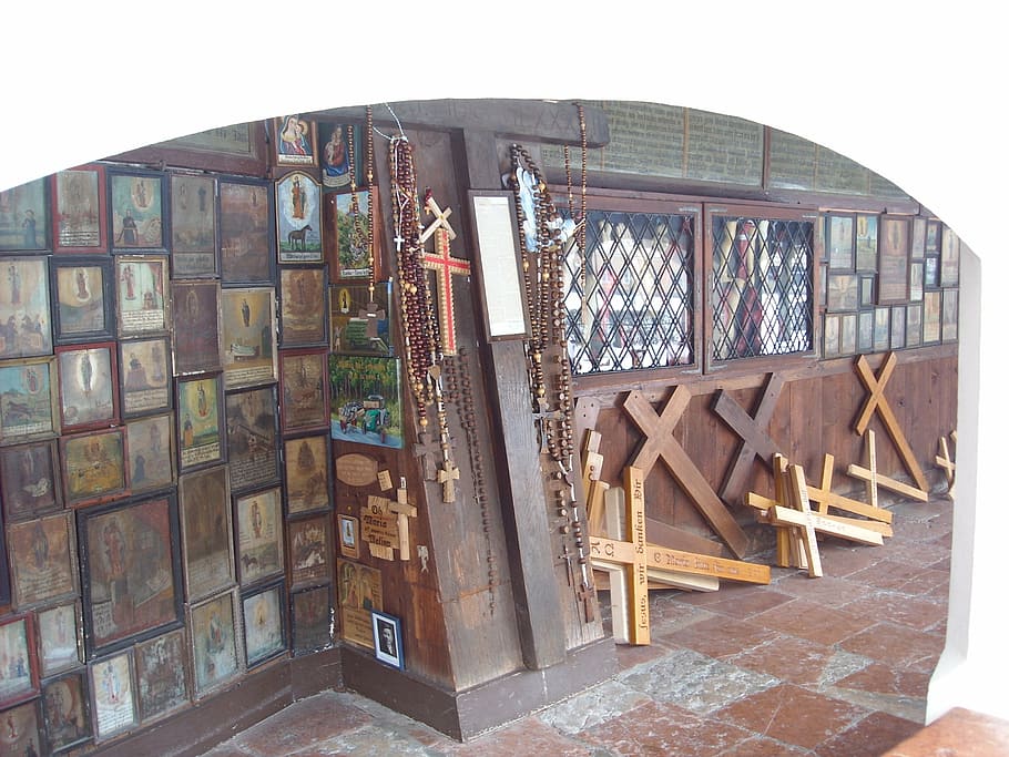 altötting, grace chapel, wall rider, pilgrim, memorial tablets, HD wallpaper