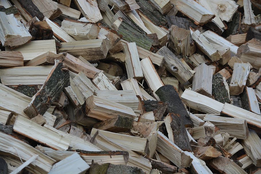 wood, tree, wood for stove, split wood, wood - material, full frame, HD wallpaper