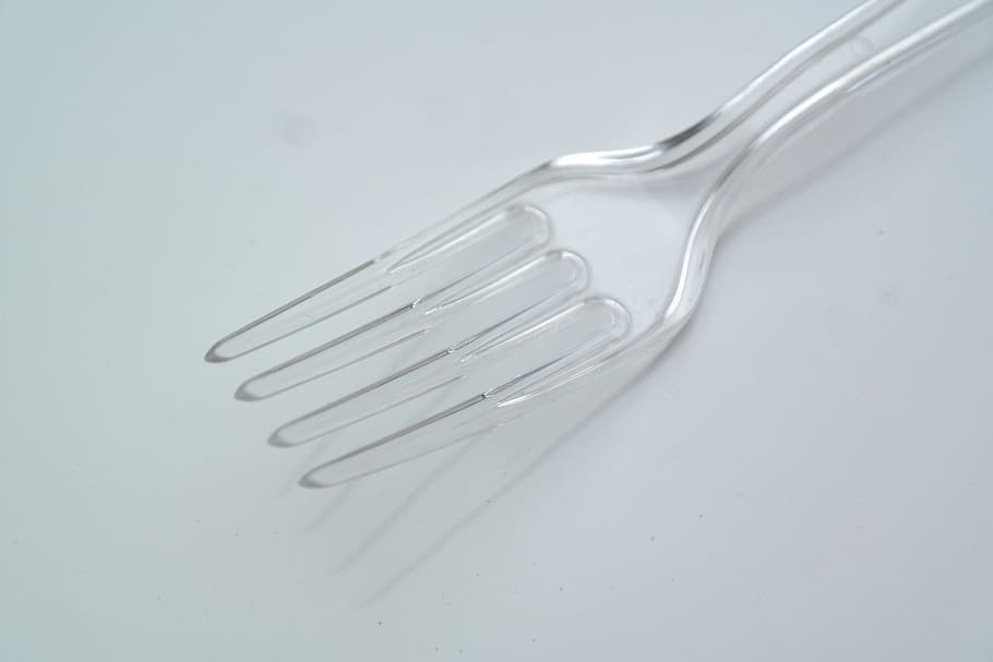 Fork, Plastic Cutlery, plastic fork, transparent, forks, kitchen Utensil HD wallpaper
