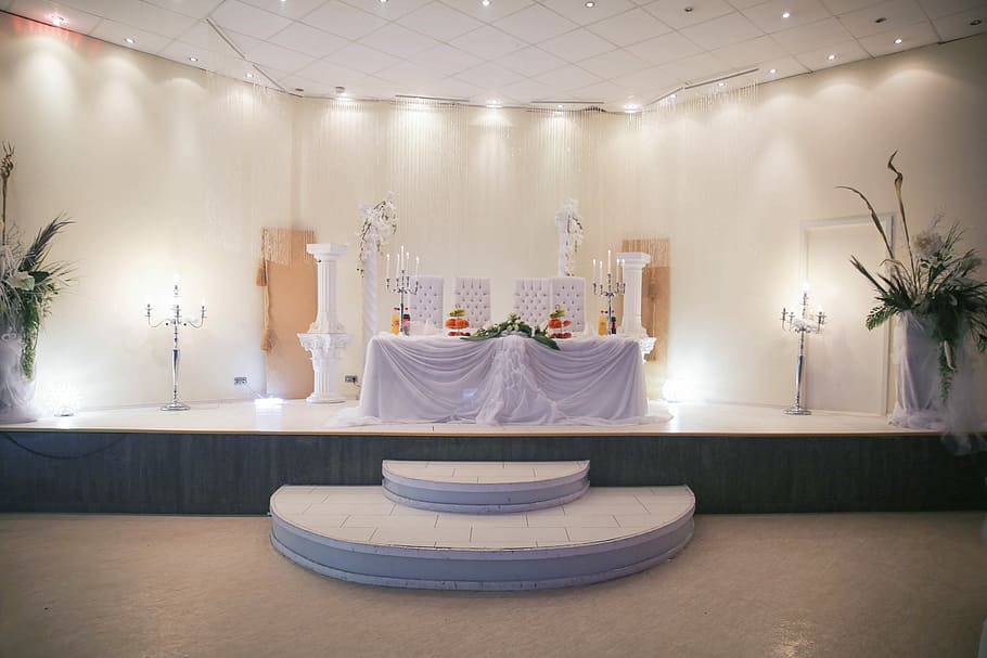 Wedding, Decoration, Interior Design, luxury, indoors, elegance HD wallpaper