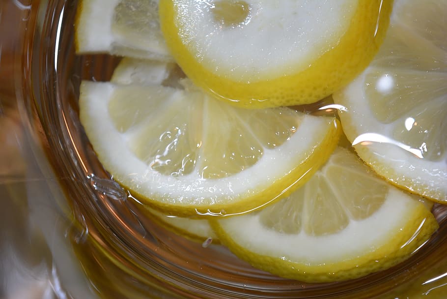 lemons, lemon slices, sour, refreshment, yellow, citrus fruit HD wallpaper