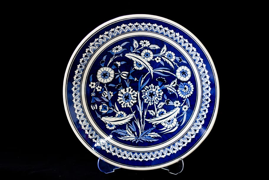 Tile, Handicrafts, Plate, increased, ceramic, turkey, atalay melahat glow HD wallpaper