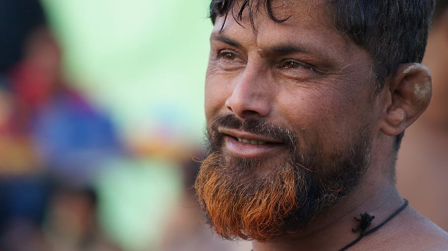 indian, man, beard, male, young, face, ethnic, looking, positive HD wallpaper