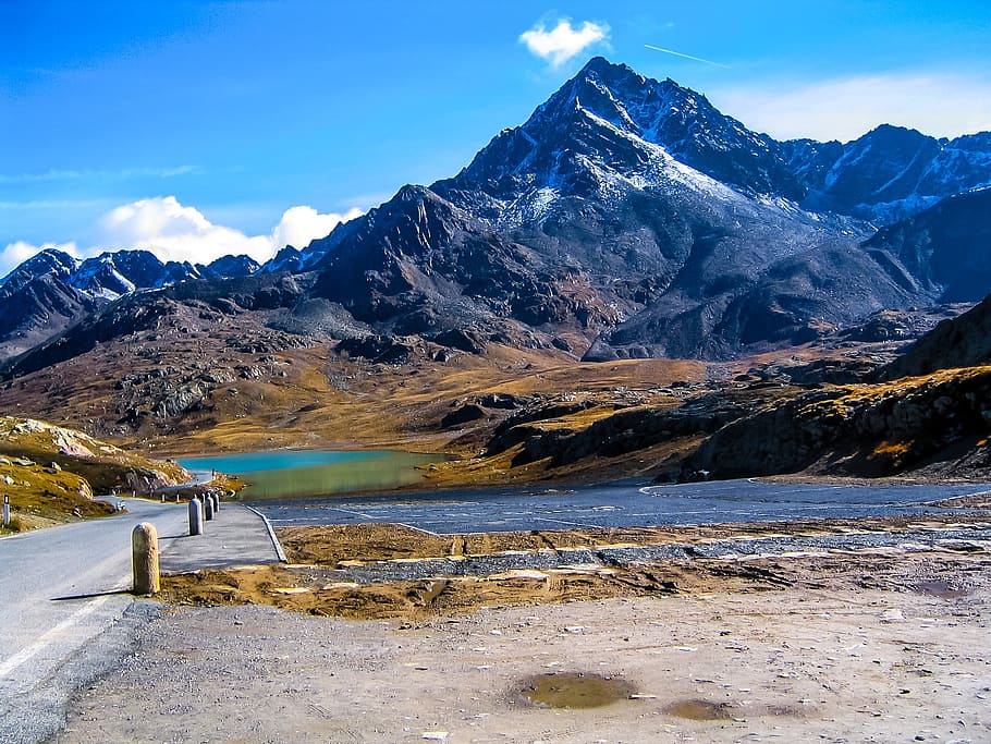 bergsee, mountains, landscape, beauty in nature, scenics - nature HD wallpaper