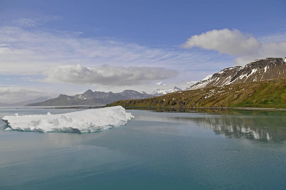 waters, nature, landscape, mountain, sky, snow, sea, lake, coast HD wallpaper