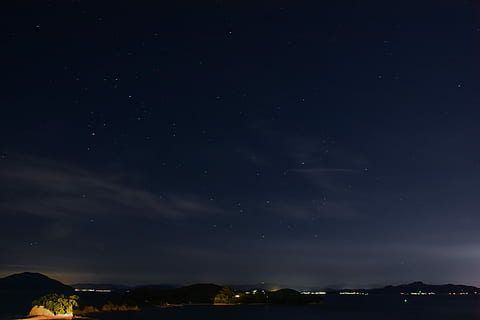 Starry Sky, Delay, Japan, night, illuminated, cloud - sky, no people HD wallpaper