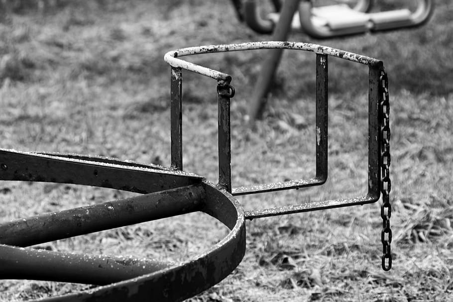 Swing, Child, Children, Game, Device, game device, park, playground HD wallpaper