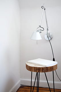 book on brown wooden table near wall, still, items, things HD wallpaper