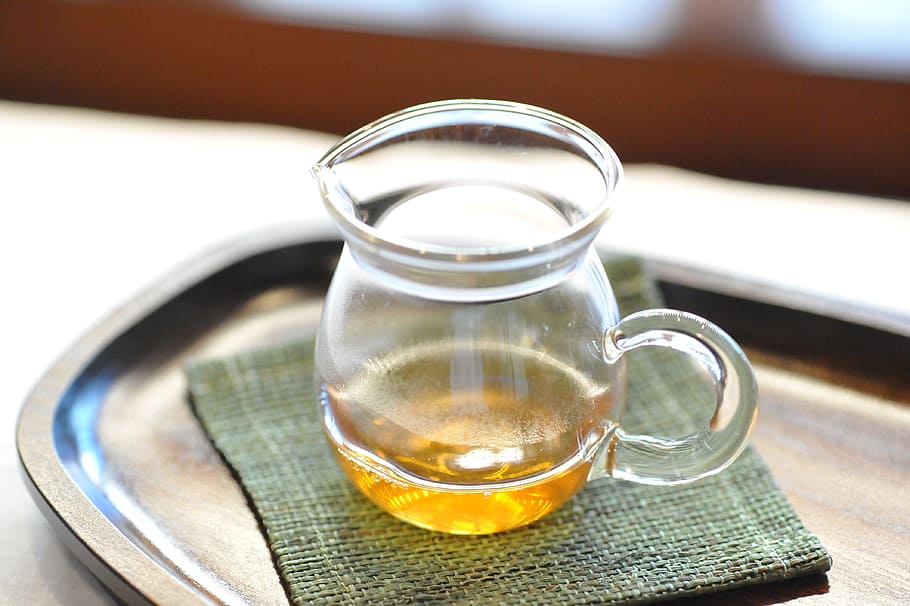 clear glass pitcher on tray, Chinese Tea, drink, food and drink HD wallpaper