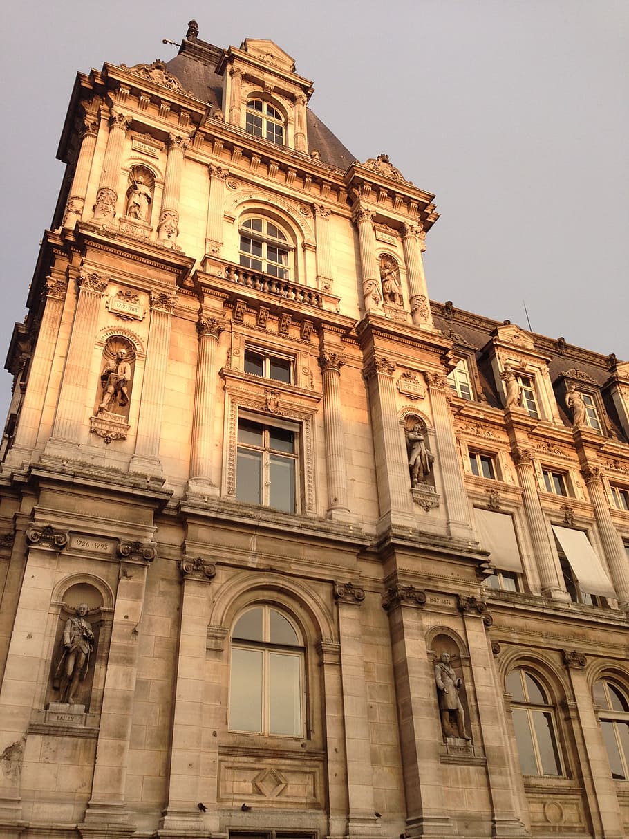 france, paris, structure, architecture, built structure, building exterior HD wallpaper