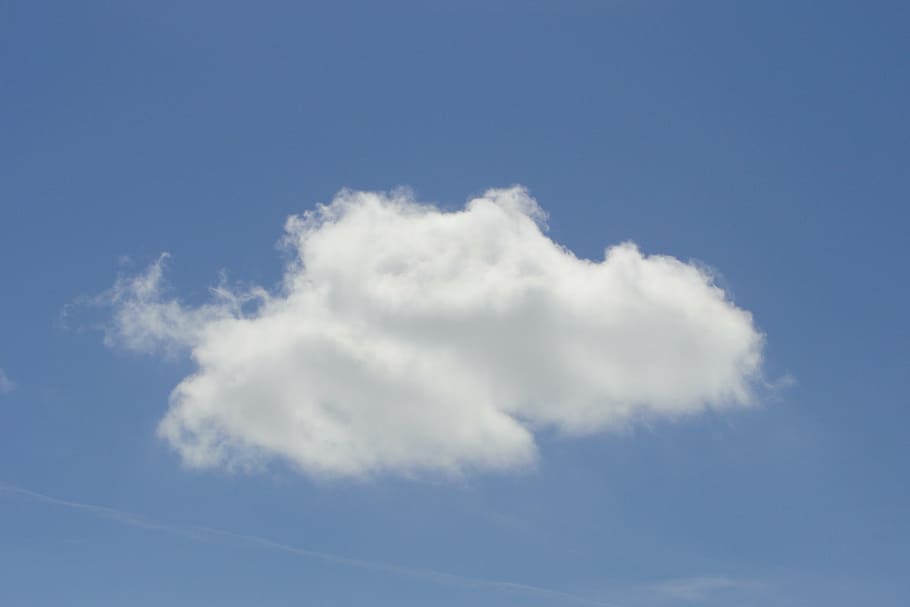cloud, sky, blue, white, view, the background, cloud - sky HD wallpaper